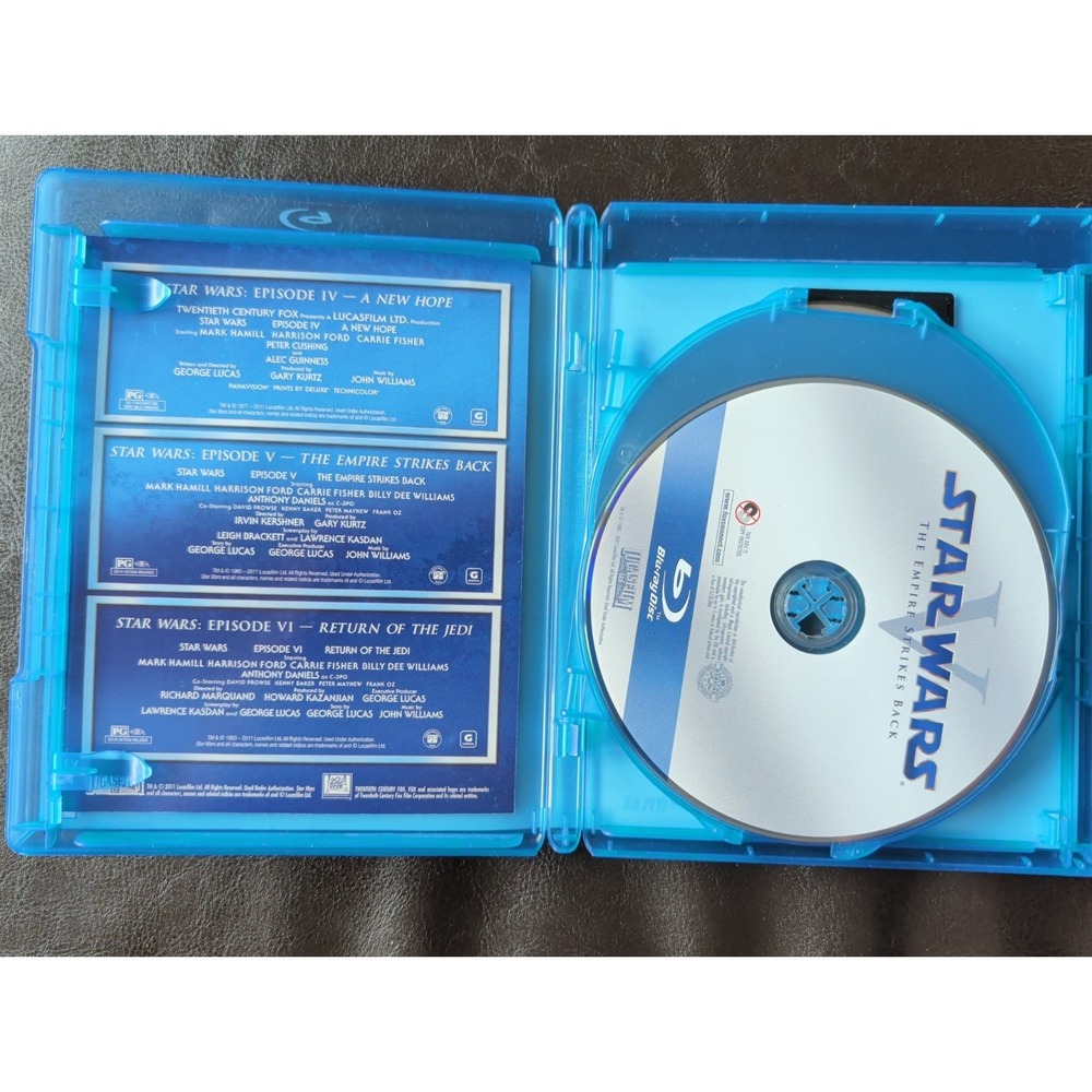 Star Wars: The Original Trilogy Episodes IV-VI (Blu-ray Disc, 2011, 3-Disc Set) - Picture 4 of 5
